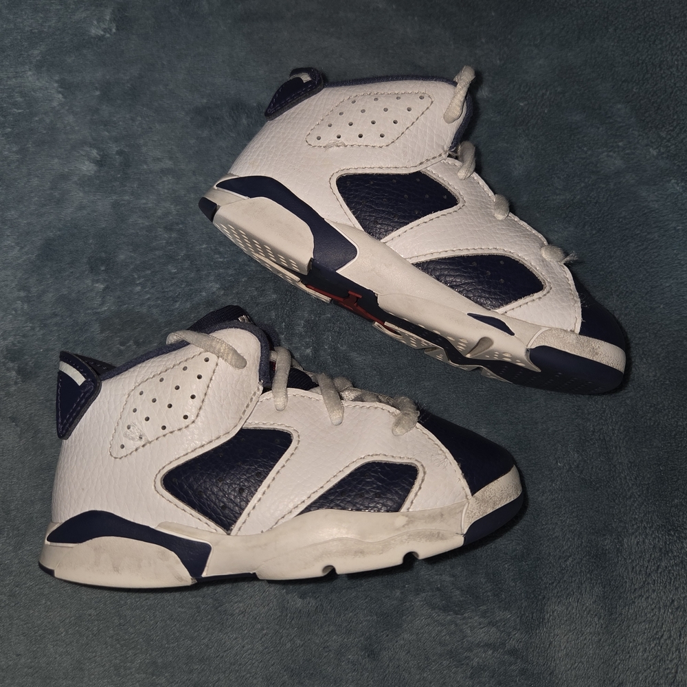 Kids White and Black Sneakers